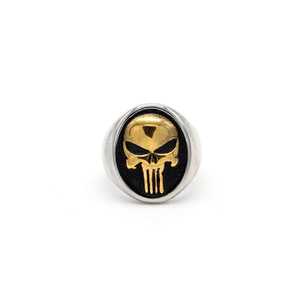 Men's Skull Signet Ring