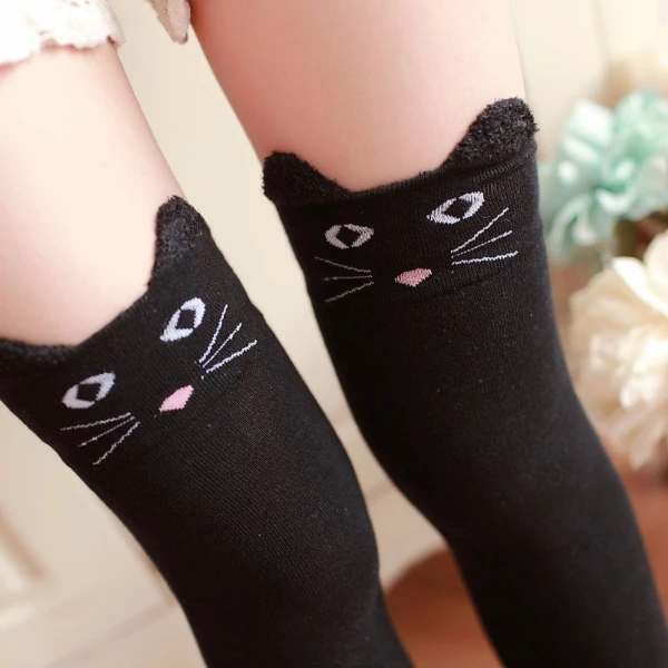 Cute Kitty Cat Thigh Highs