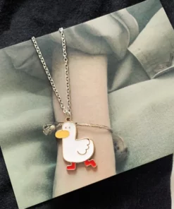 White Duck Necklace