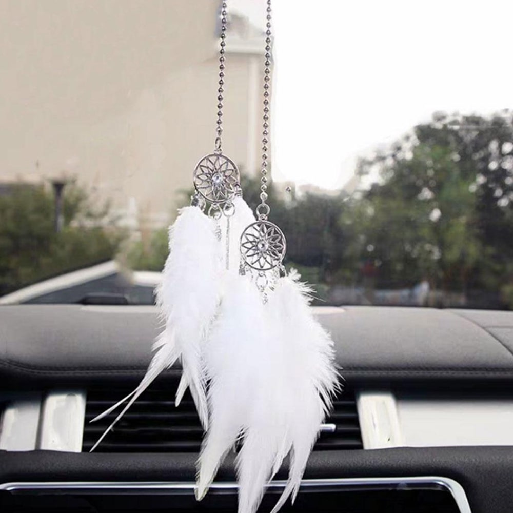 Hanging Dreamcatcher Feather Ornament