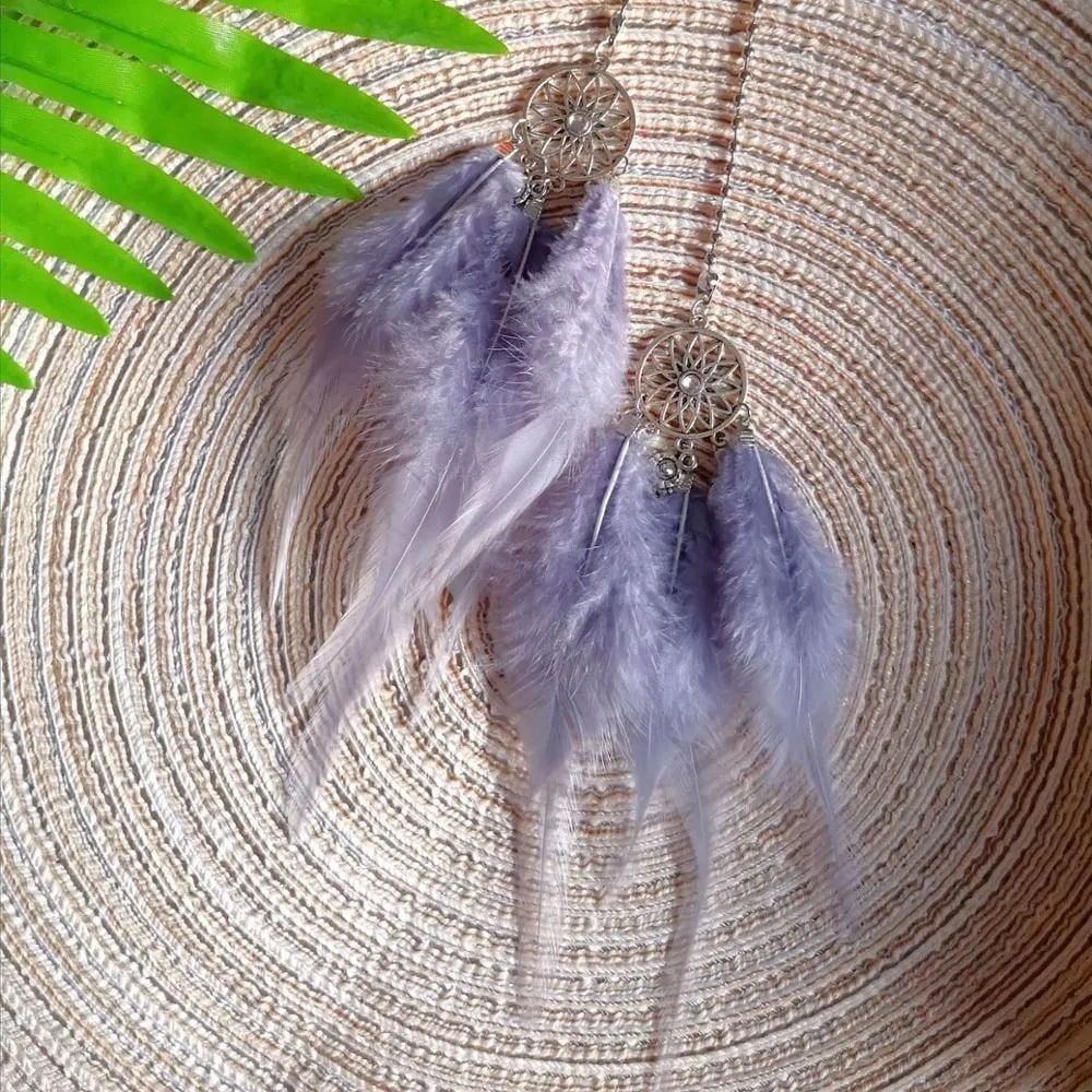 Hanging Dreamcatcher Feather Ornament