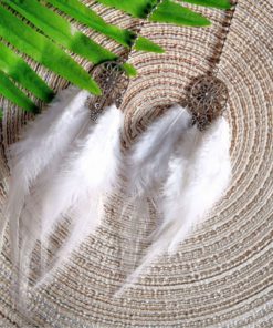 Hanging Dreamcatcher Feather Ornament