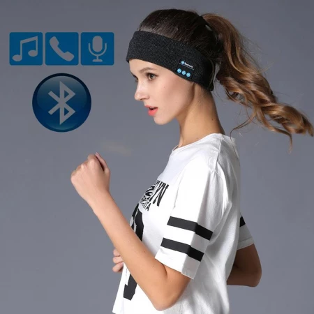 Wireless Bluetooth Headband For Running, Exercise & Sleeping