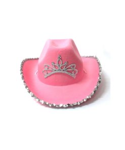 Fancy Rhinestone Pink Cowgirl Hat