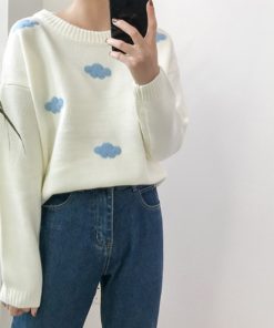 Unisex Knitted Cloud Sweater