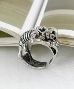 Adjustable Unisex Skeleton Ring