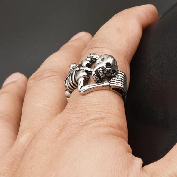 Adjustable Unisex Skeleton Ring