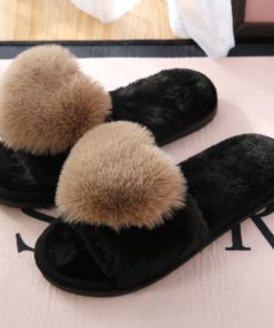 Women's Cute Heart Slippers For Indoor & Outdoor