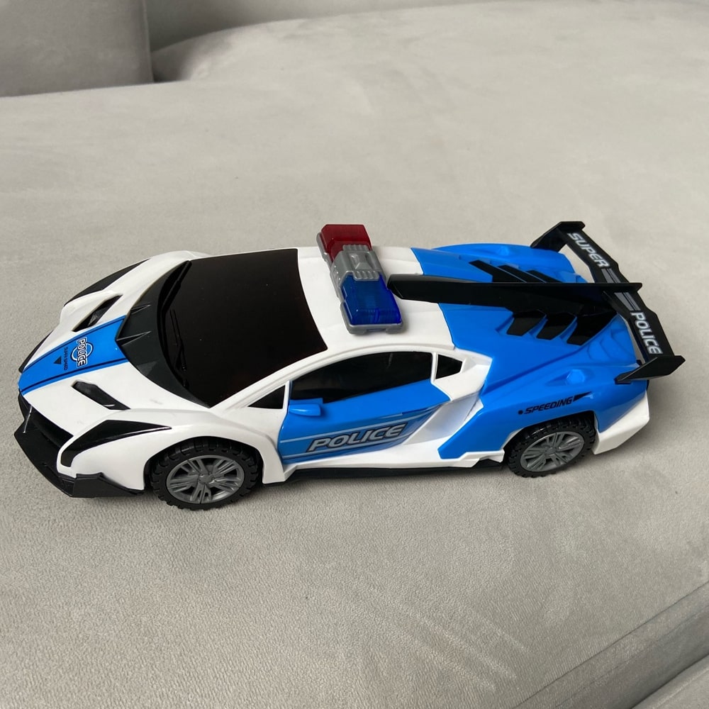 360 Rotating Light Up Police Car Toy