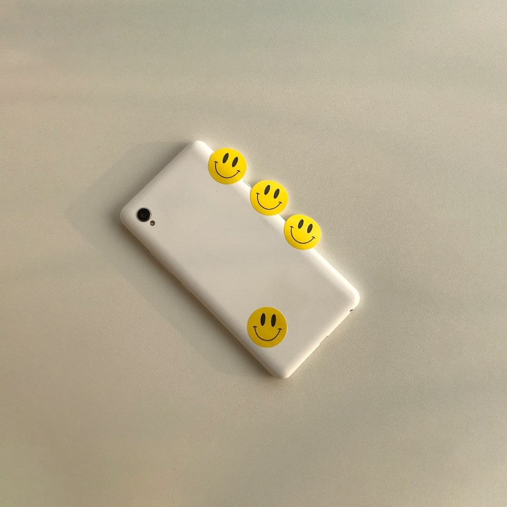 Multipurpose Smiley Face Sticker Roll