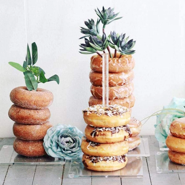 Ring Donut Holder Stand For Fancy Serving