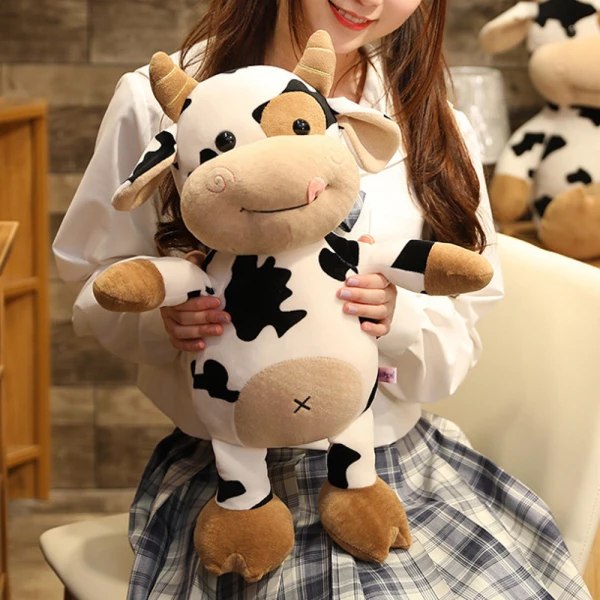 Cute & Cozy Cow Stuffed Animal Hugging Plush