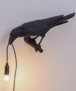 Black Raven Bird Crow Lamp For DĂŠcor