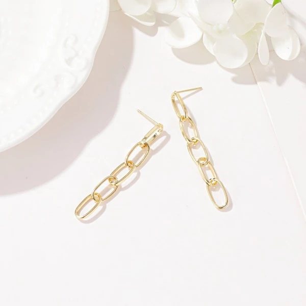 Trendy Dangle Paper Clip Earring