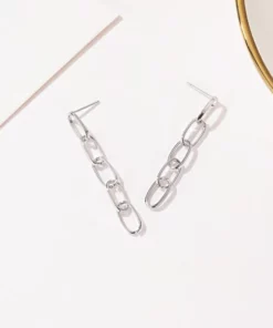 Trendy Dangle Paper Clip Earring