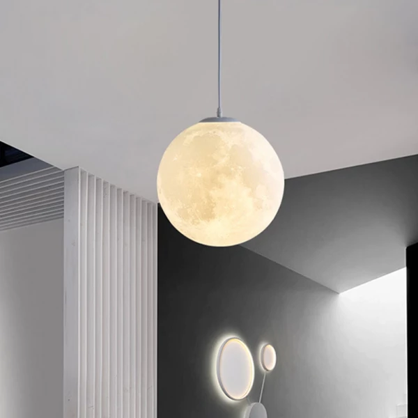 3D Hanging Moon Lamp For Home Decor