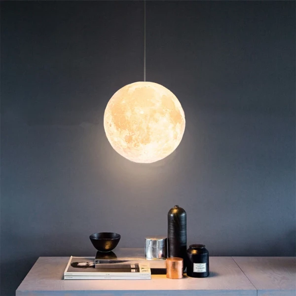 3D Hanging Moon Lamp For Home Decor