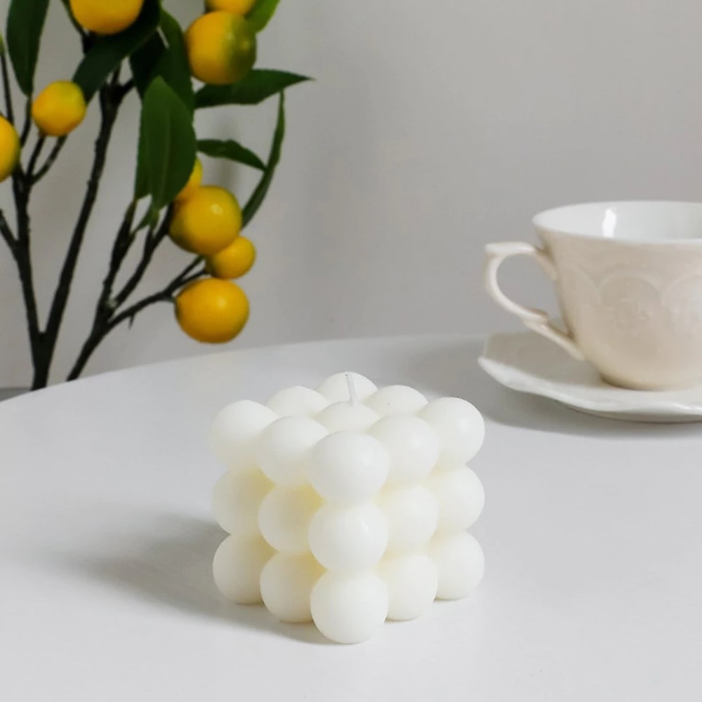 Scented Cube Bubble Candle For Destressing