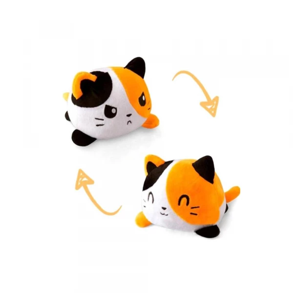 Super Cute Reversible Cartoon Cat Plushie