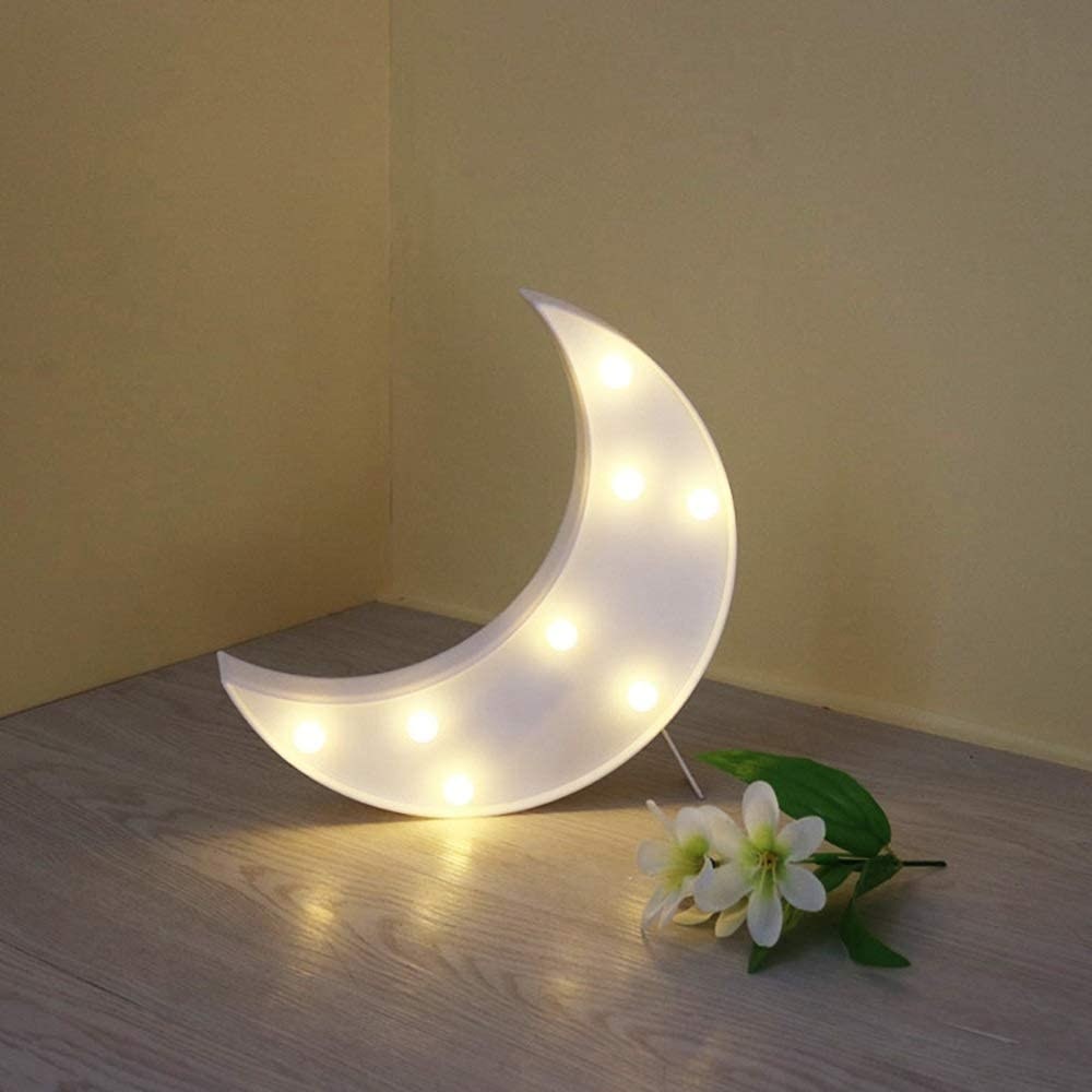 3D LED Crescent Moon Light Lamp