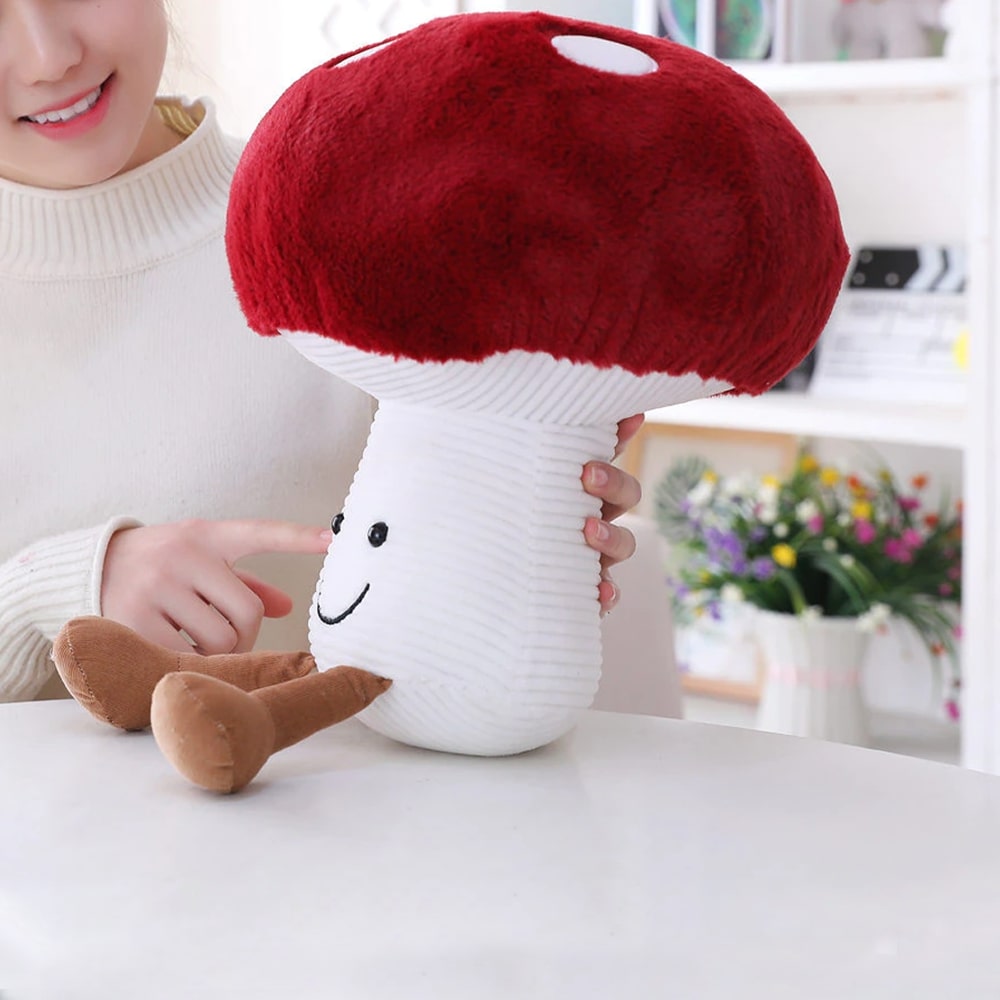 Cute Stuffed Mushroom Plush Toy For Kids & Adults