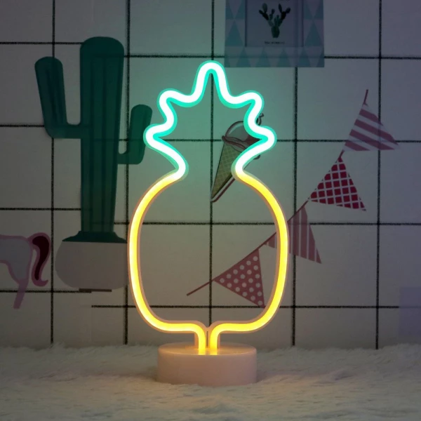 USB Powered Pineapple Neon Light