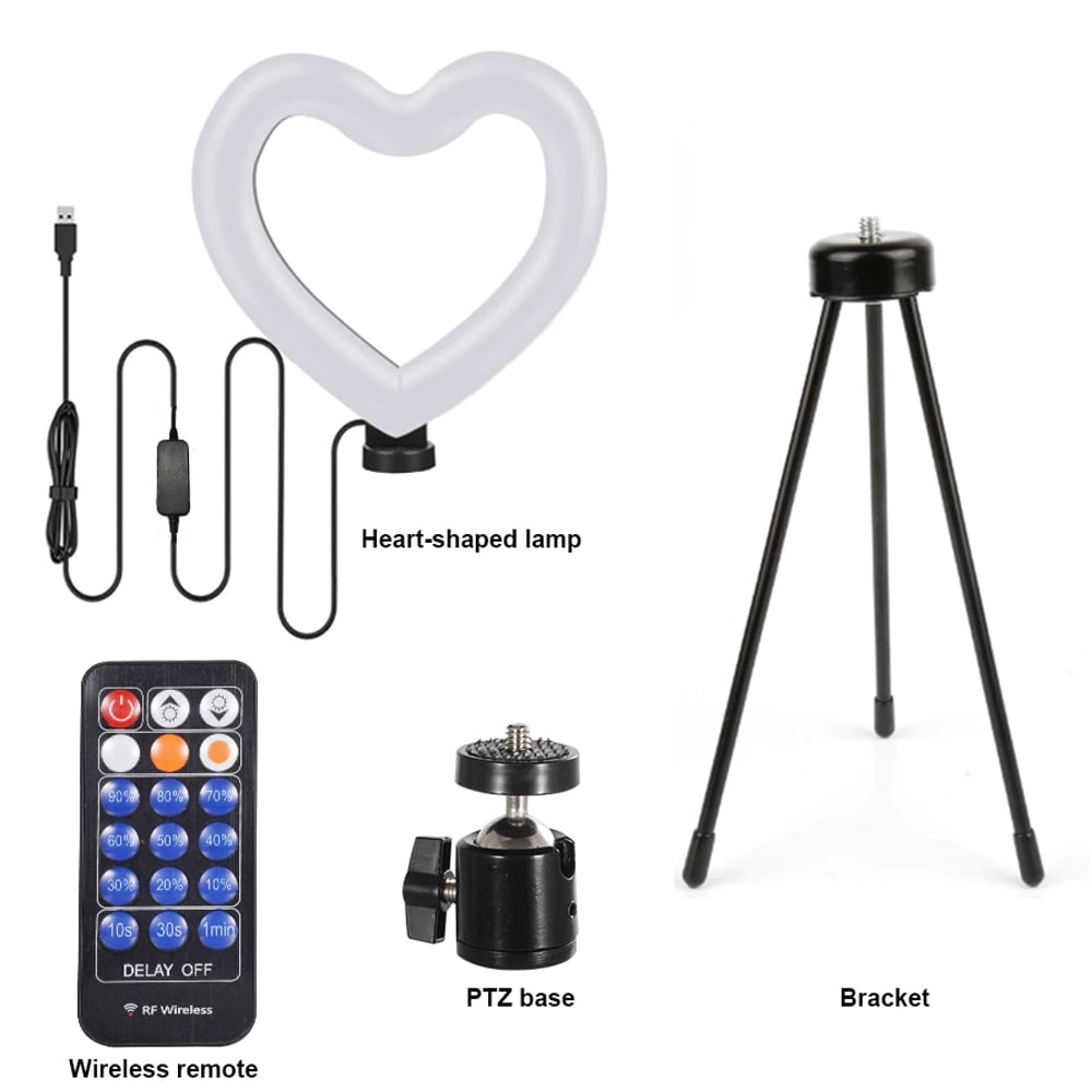 Heart Ring Light For Pro-Photography & Live Streaming