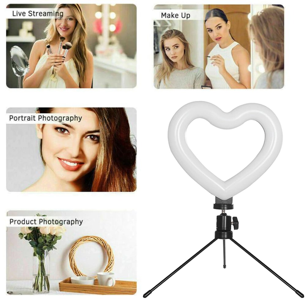 Heart Ring Light For Pro-Photography & Live Streaming