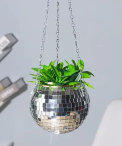 Hanging Disco Ball Planter For Home & Office Decor