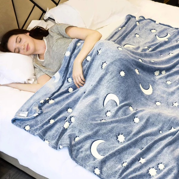 Super Soft & Plush Magic Glow In The Dark Blanket