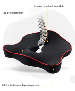 Ergonomic Hip Cushion For Pain-Free Sitting