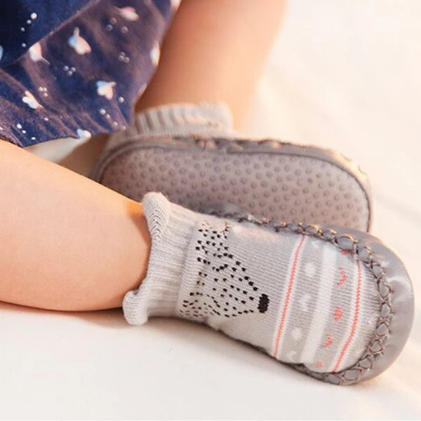 Lovable Soft Leather Sole Baby Shoes Socks For Infants & Toddlers