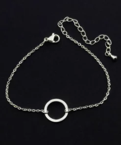 Adjustable Vintage Open Circle Bracelet