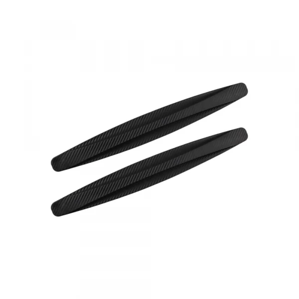 2 Pc Adhesive Bumper Protector Strip For Front & Rear Bumpers