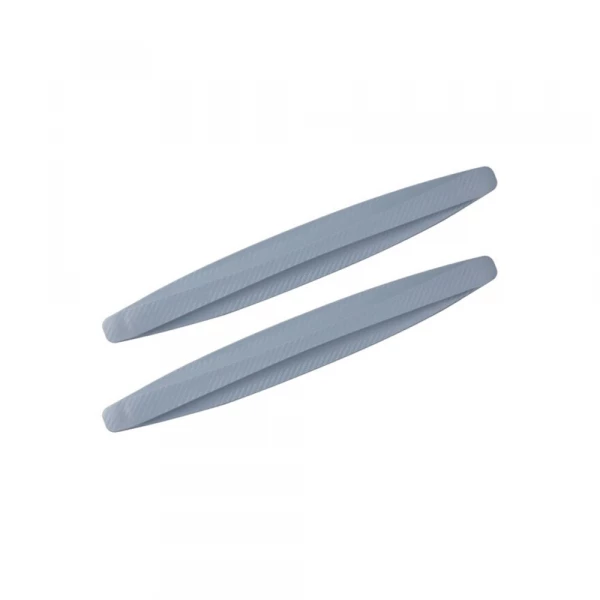 2 Pc Adhesive Bumper Protector Strip For Front & Rear Bumpers