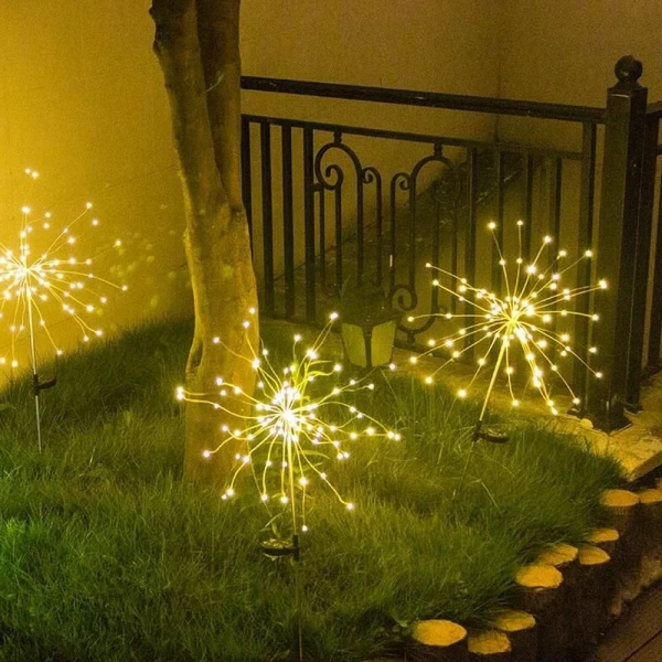 Solar Sparkler Lights For Garden Paths & Walkways