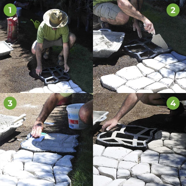 DIY Reusable Garden Easy Path Maker Mold