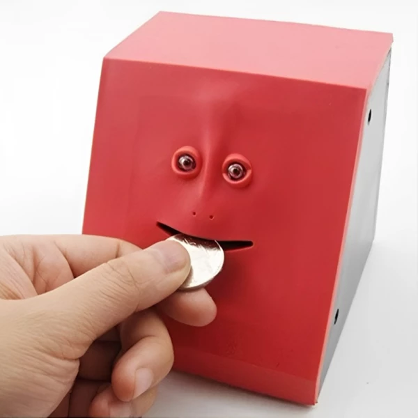 Face-Shaped Coin Saving Box