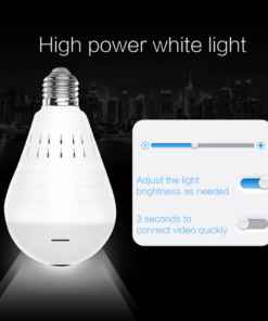 360° Panoramic View Wireless Camera Bulb