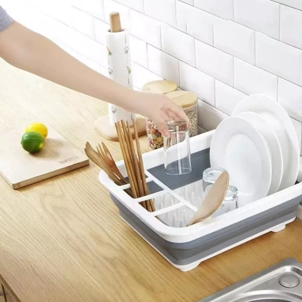 Kitchen Folding Drainage Dish Rack