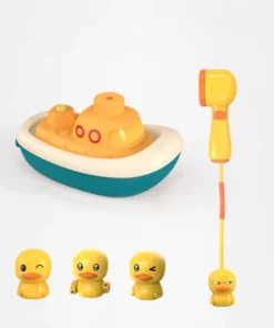 Electric Duck Boat Spray Bath Toy