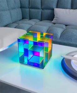 Magic Chamber Cube Table Lamp