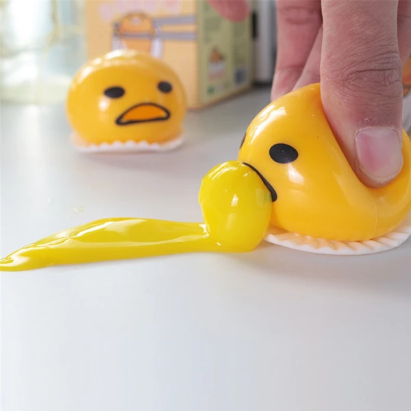 Vomiting Egg Yolk (Puking Egg Yolk Stress Ball)