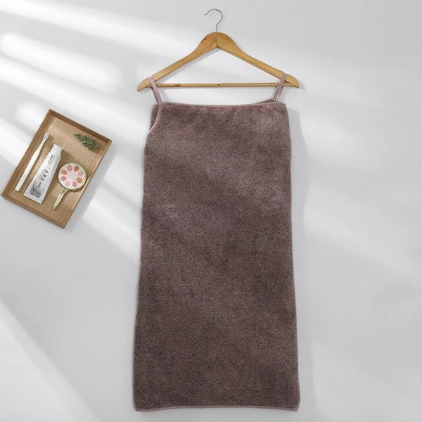 Wearable Microfiber Bath Towel Bathrobe