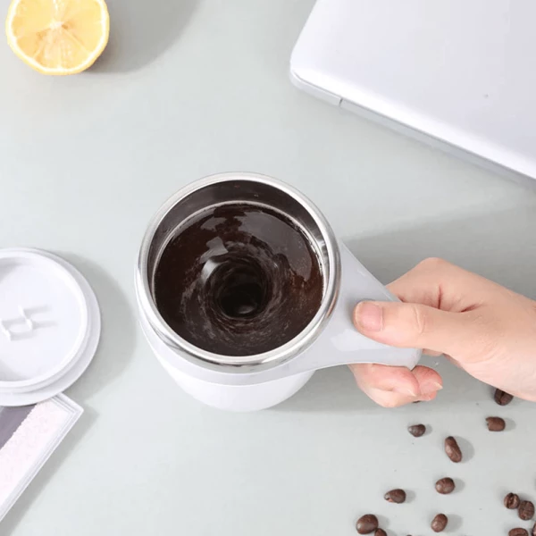 Automatic Self-Stirring Magnetic Mug