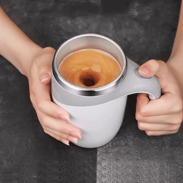 Automatic Self-Stirring Magnetic Mug