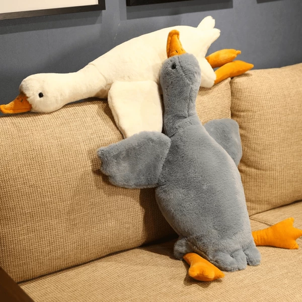 Giant Furry Duck Plush Toy