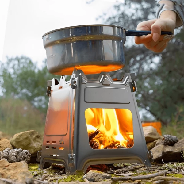 Collapsible Stainless Steel Camping Stove