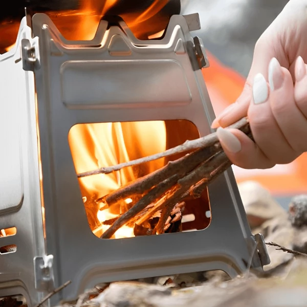 Collapsible Stainless Steel Camping Stove