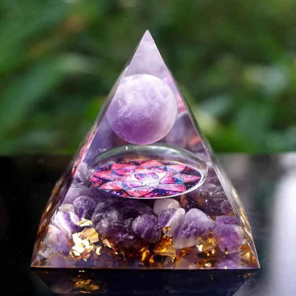 Peace-Of-Mind Guardian Orgone Pyramid